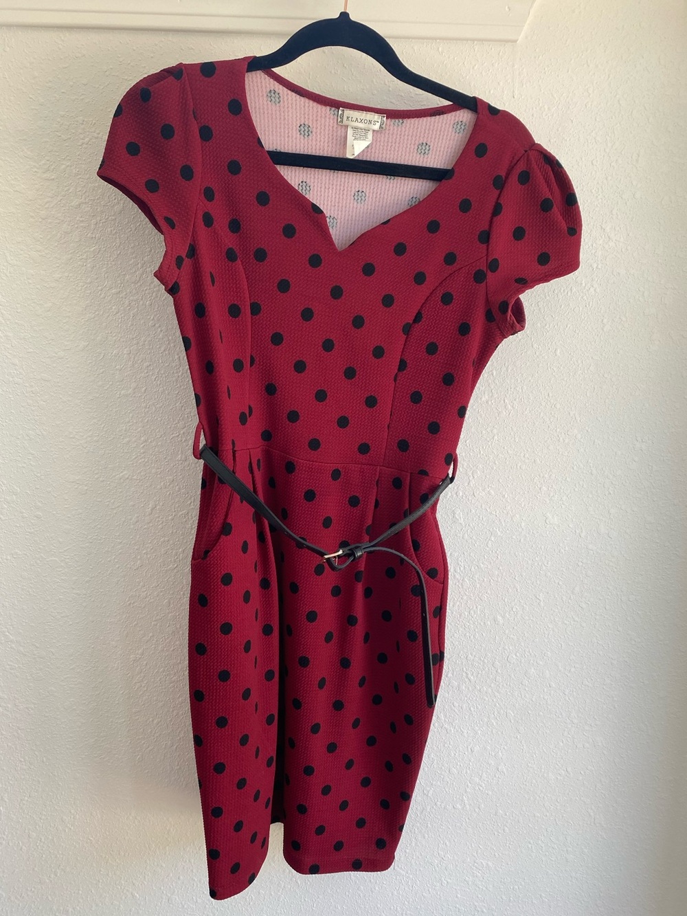 Marion and Black Polka Dot Fit & Flare Dress
